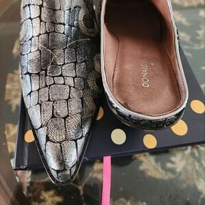 Donald J Pliner western mules.